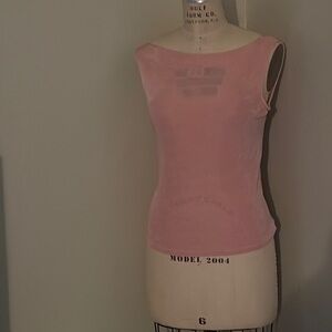 Jones New York Pink Fitted Sleeveless Tank Top